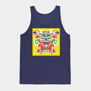 the marvelous kaijuu wallpaper art in mandala madness ecopop Tank Top